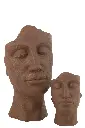Cachepot David Argile Rouille Large J-Line-4.webp