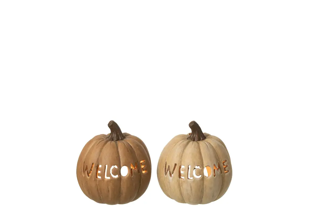 Chandelier Citrouille Welcome J-Line 59749-2.webp