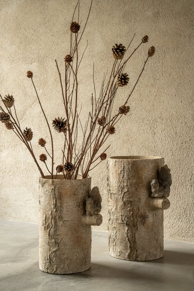 Vase Écureuil J-Line 269351-A1.webp