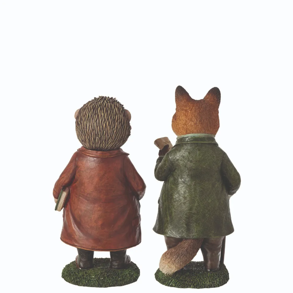 Renard et hérisson en costume J-Line 265025-3.webp