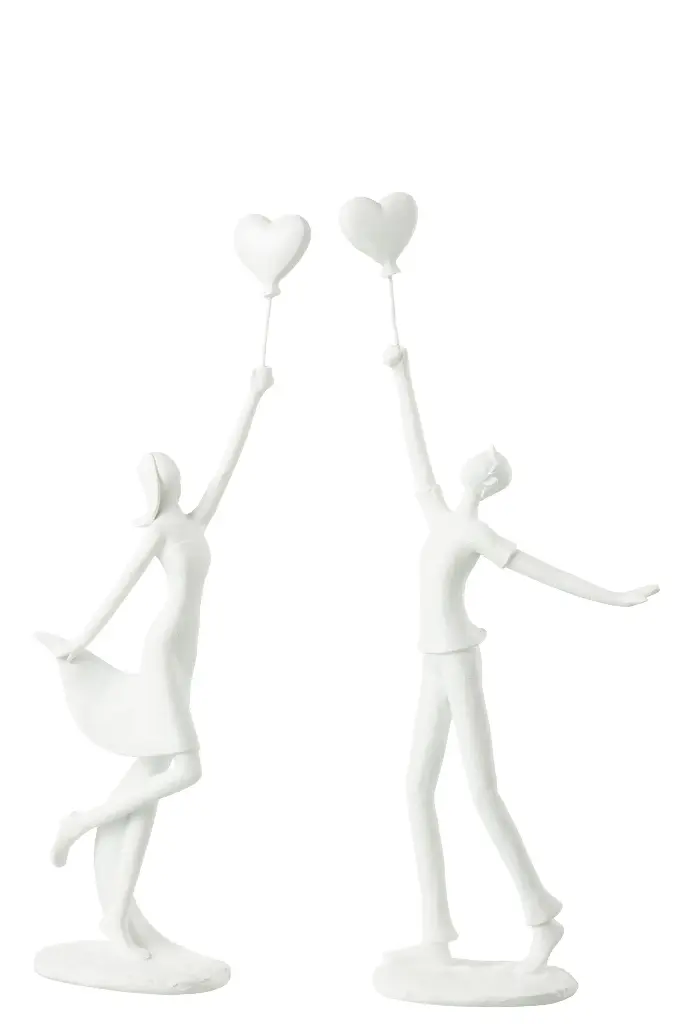 Femme Et Homme Cœur Ballon J-Line