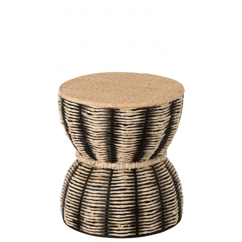 [20400] Table d'appoint corde et rotin J-Line