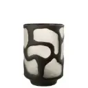 Vase taches noir J-Line