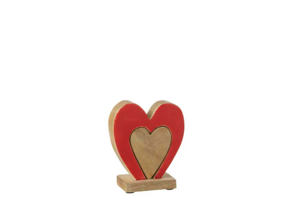 Coeur Double Sur Pied (S) J-Line