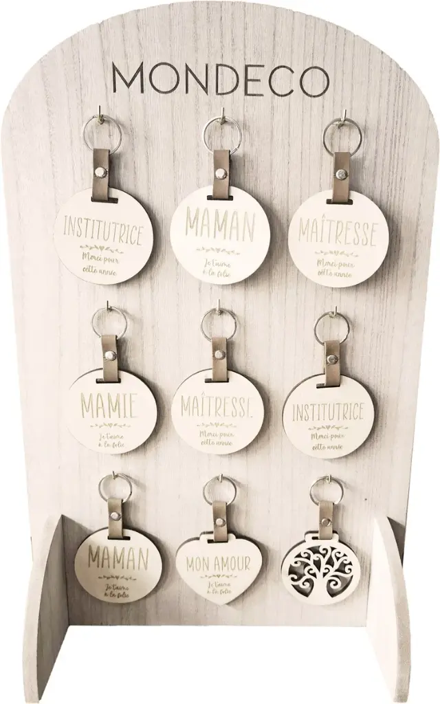 [CNH284] Porte-clés avec texte Mondeco (1)