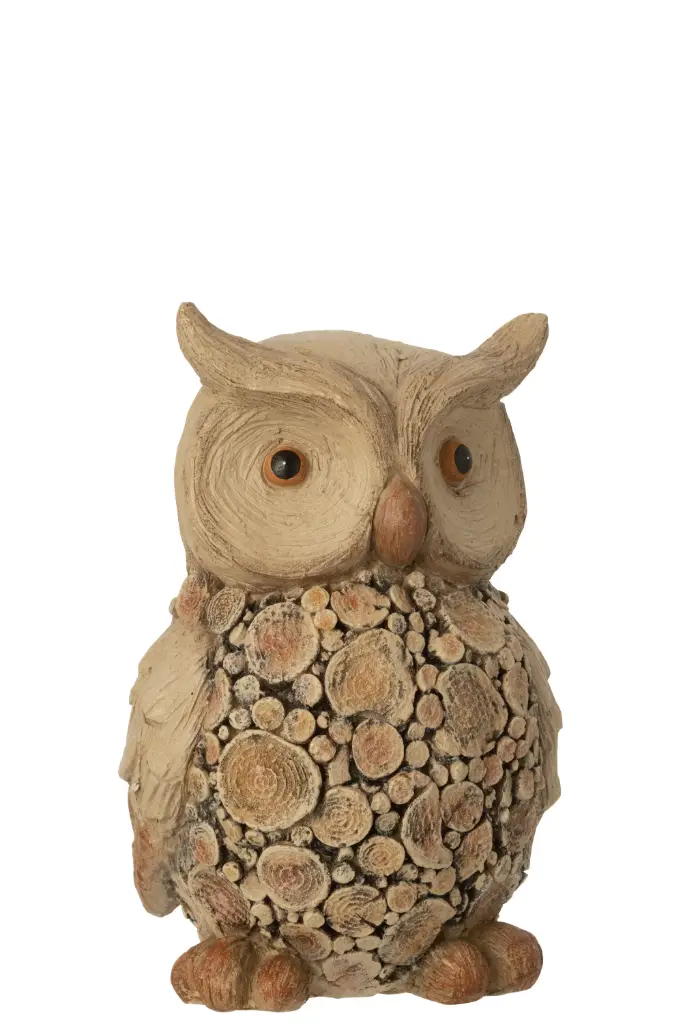 Hibou Imitation Bois J-Line (L)