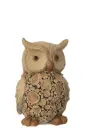 Hibou Imitation Bois J-Line (L)