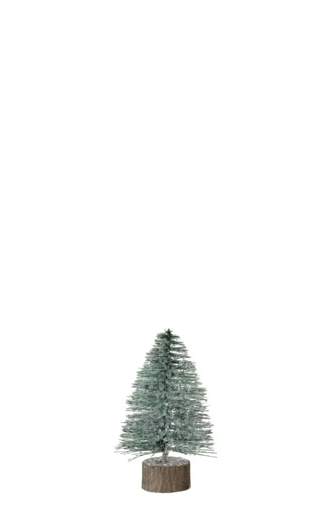 Sapin De Noel Decoratif Paillettes Vert Clair Small (97720) J-Line