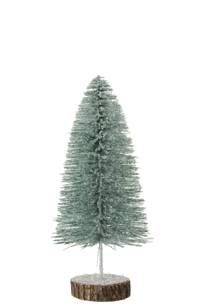 Sapin De Noel Decoratif Paillettes Vert Clair Large (97722) J-Line