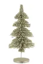 Sapin De Noel Decoratif Plastique Boules Paillettes Vert Clair Large (17097) J-line