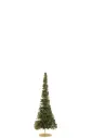 Arbre Decoratif Paillettes Plastique Vert/Or Small (17087) J-line