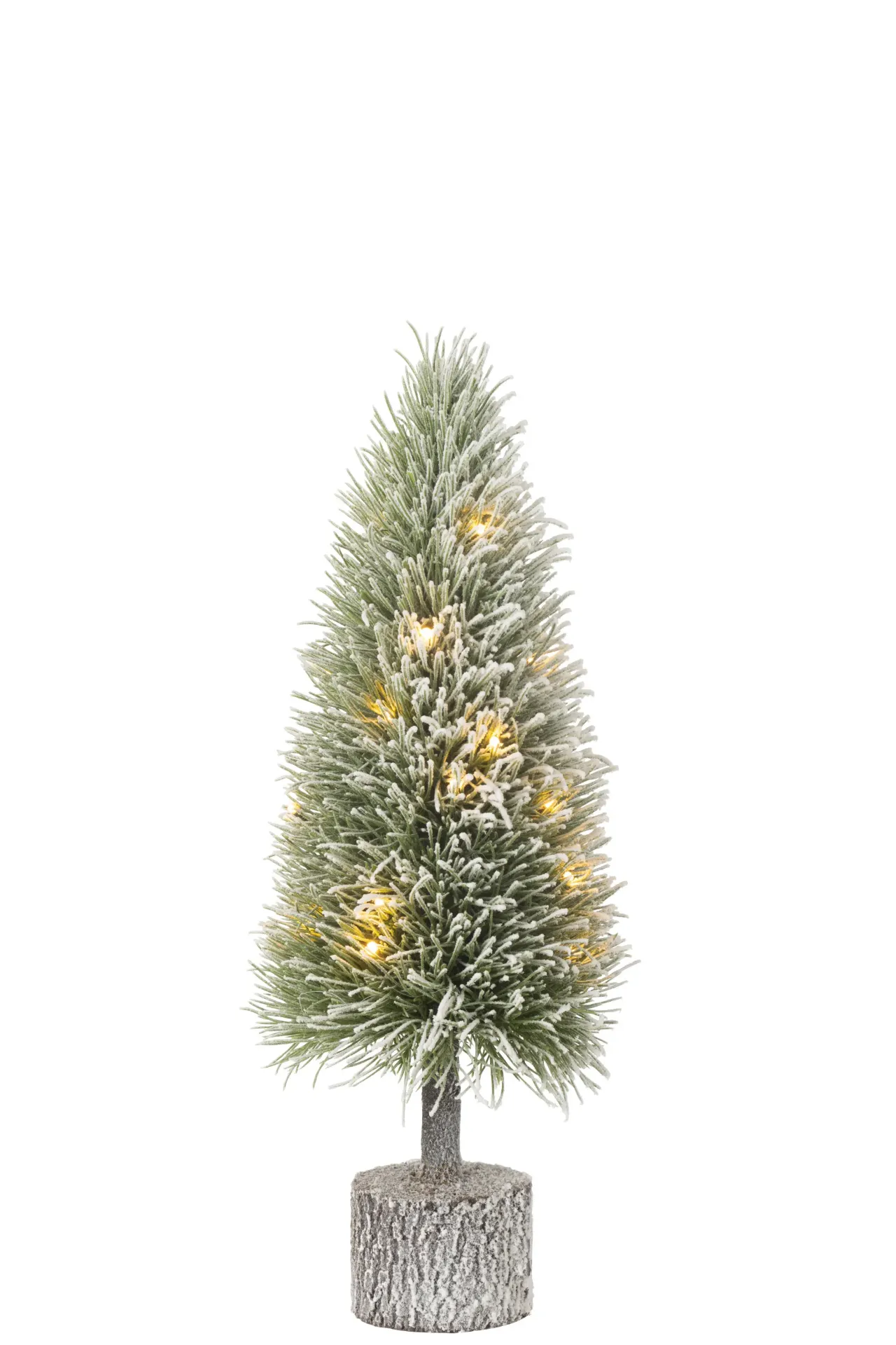 Sapin De Noel B+Led Artificiel Neige Vert Medium (48777) J-line