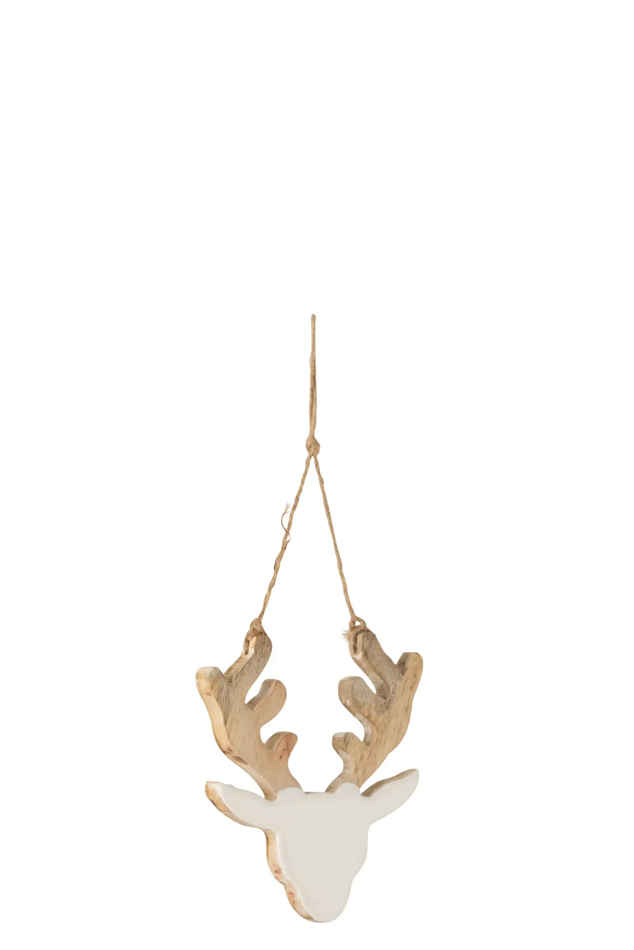 Renne Suspendu Bois De Manguier Blanc/Blanc Wash Small (15911) J-line