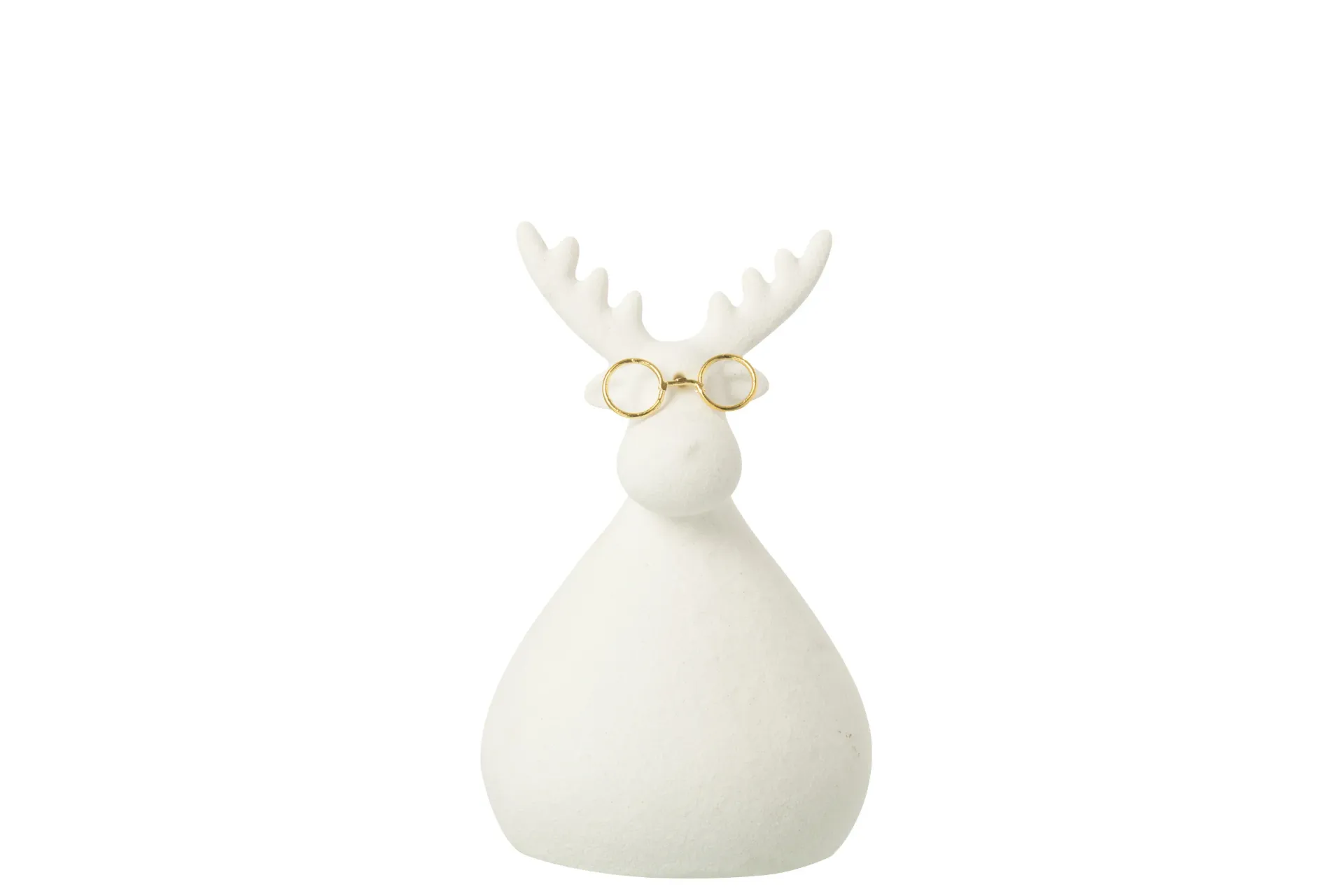 Renne Lunettes Porcelaine Blanc/Doré Small (59821) J-line