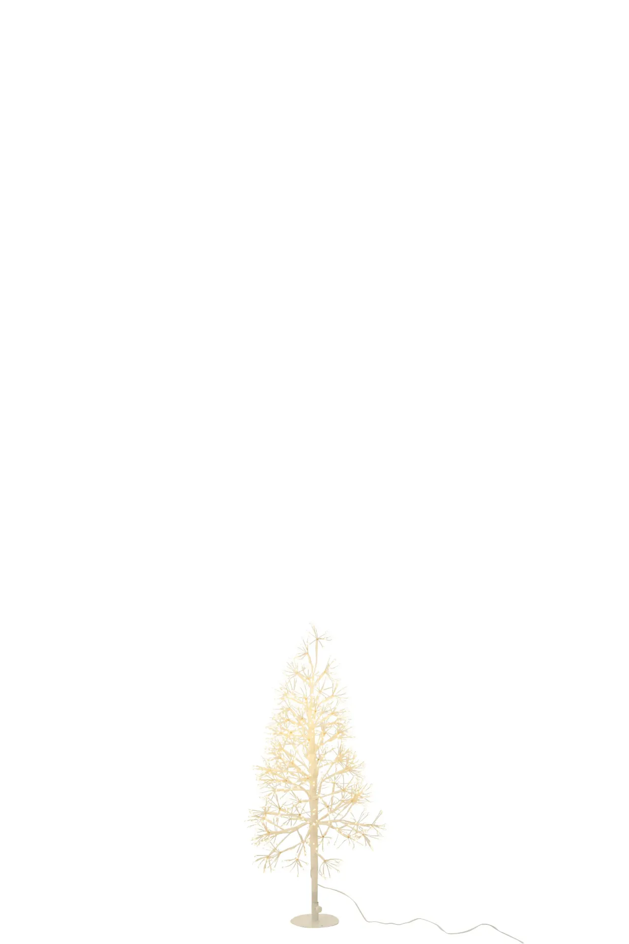 Arbre Led Lumières Blanc Chaud Fer Blanc Small (56529) J-line