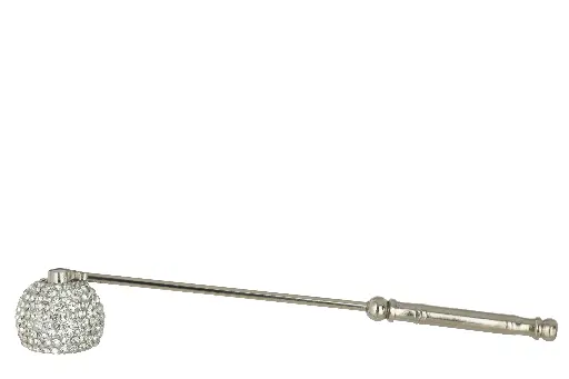 [29061] Eteignoir Pour Bougie Diamant Aluminium Argent J-Line
