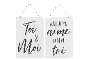 Pancarte Textes Anglais/Francais J-Line