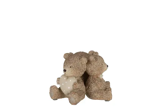 [21580] Teddy 3 Parties Resine Marron Clair J-Line
