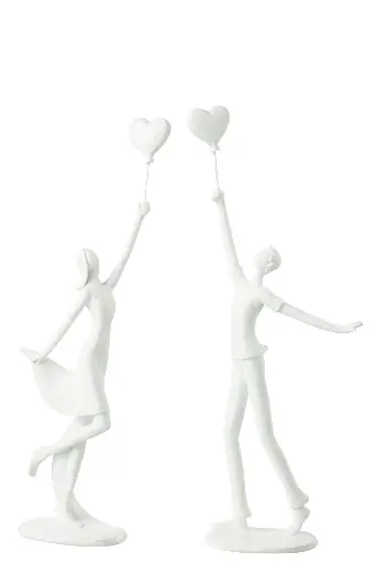 Femme Et Homme Cœur Ballon J-Line