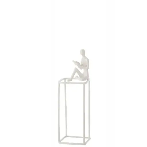[23576] Figurine lecteur sur cube J-Line
