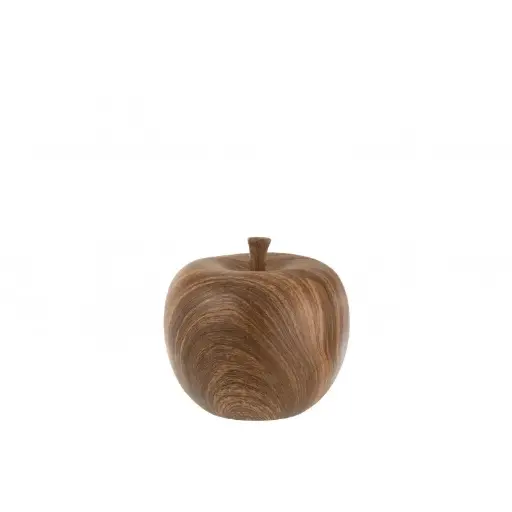 [21555] Pomme Ceramique Marron Medium J-Line