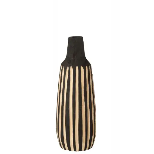 [25732] Vase bouteille ligné J-Line