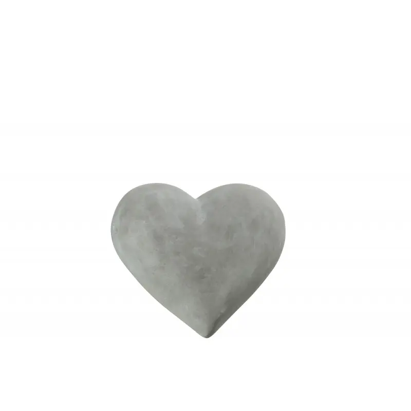 Cœur ciment gris L J-Line