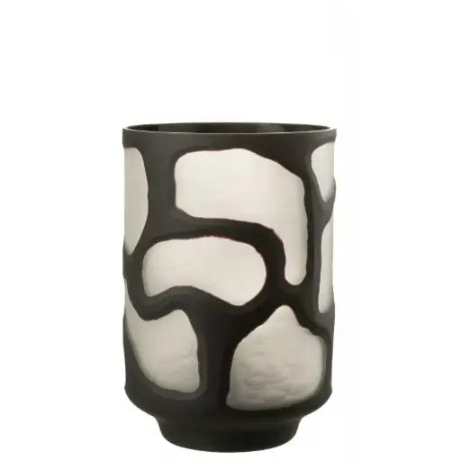 [30277] Vase taches noir J-Line