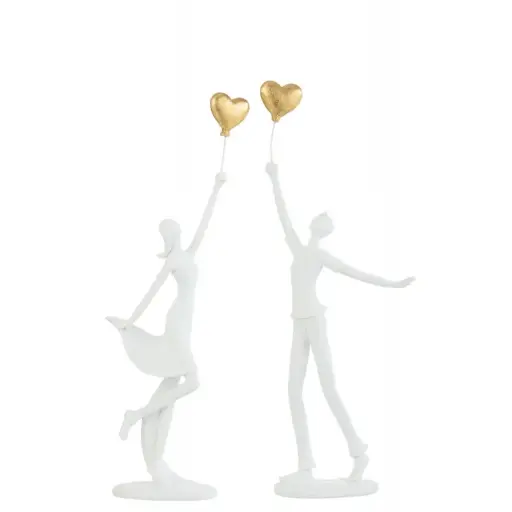 [35551] Homme et Femme ballon coeur J-Line