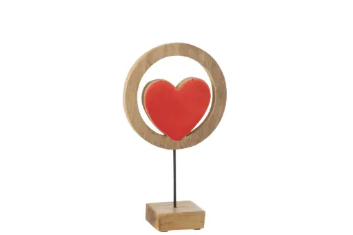 [50460] Coeur Cercle Sur Pied J-Line
